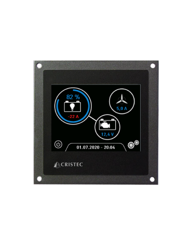 CONTRÔLEUR DE BATTERIES TACTILE 3.5 NAV/BAT-MON-3.5Cristec CONTRÔLEUR DE BATTERIES TACTILE 3.5 NAV/BAT-MON-3.5Cristec