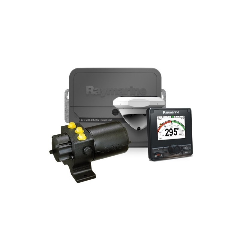 Evolution Autopilot avec boîtier de commande p70Rs, ACU-200 & pompe hydraulique Type 1 Raymarine Evolution Autopilot avec boîtier de commande p70Rs, ACU-200 & pompe hydraulique Type 1 Raymarine