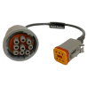 Cummins Round 9-pin Adaptor Cable-Yacht Devices-CUMMINS-D9-SeaElec.fr 
