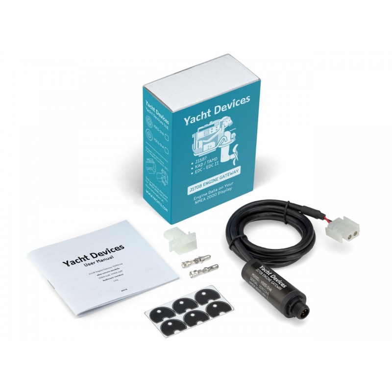 J1708 Engine Gateway SEATALK NG-Yacht Devices-YDES-04R-SeaElec.fr 