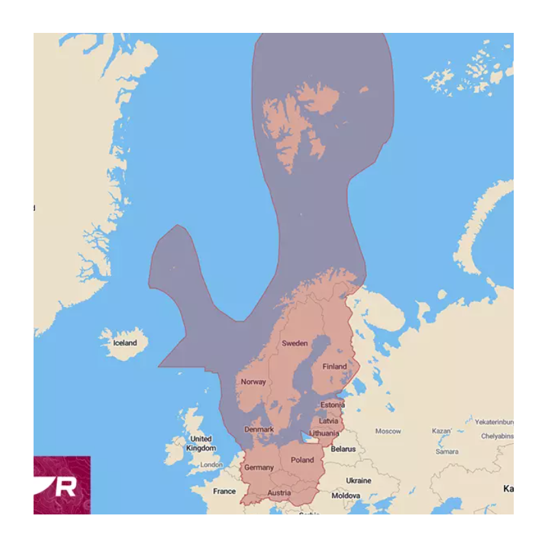Cartographie Lighthouse Europe du Nord